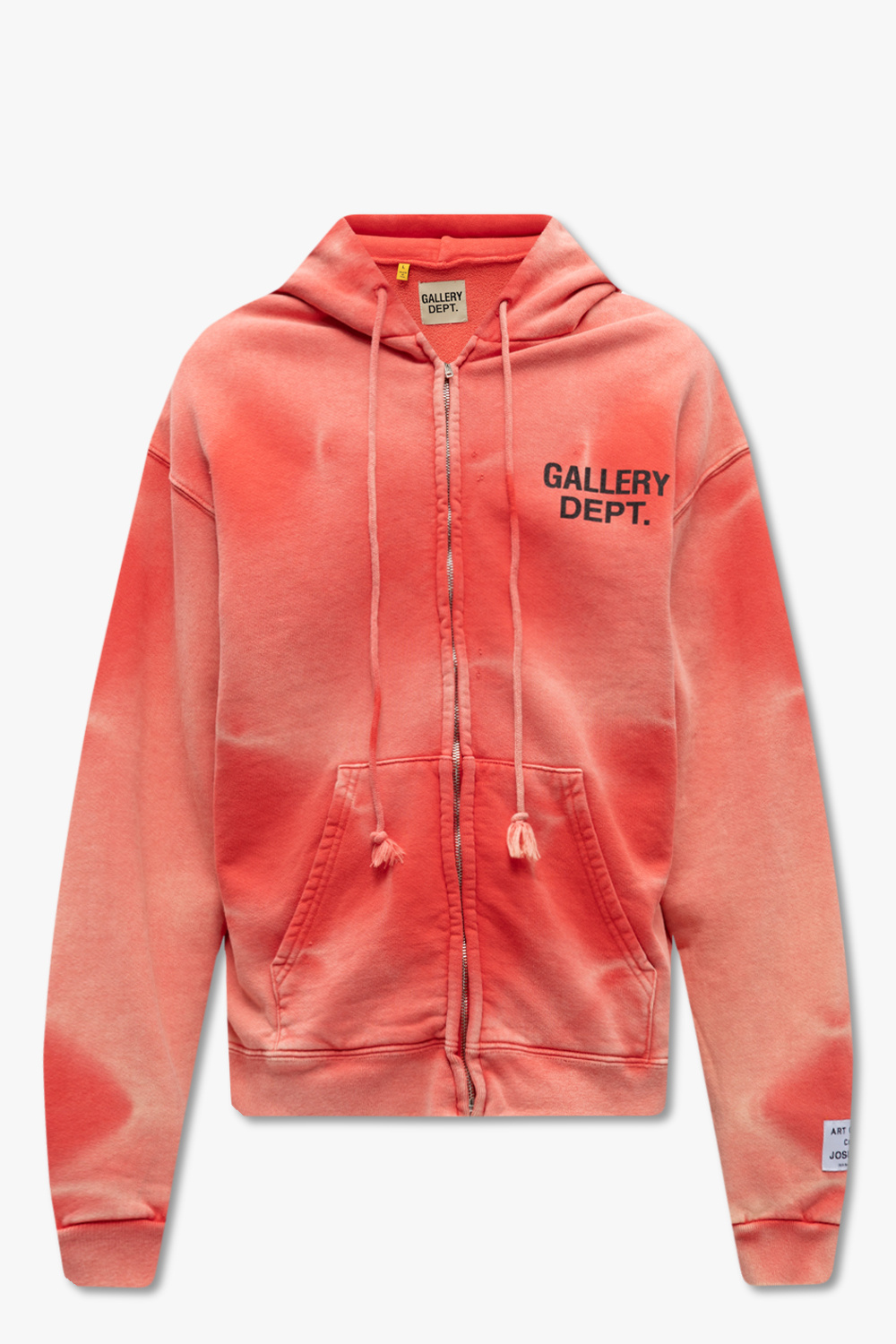 Gallery discount Dept Hoodie Red/Orange Unique Wash sz M